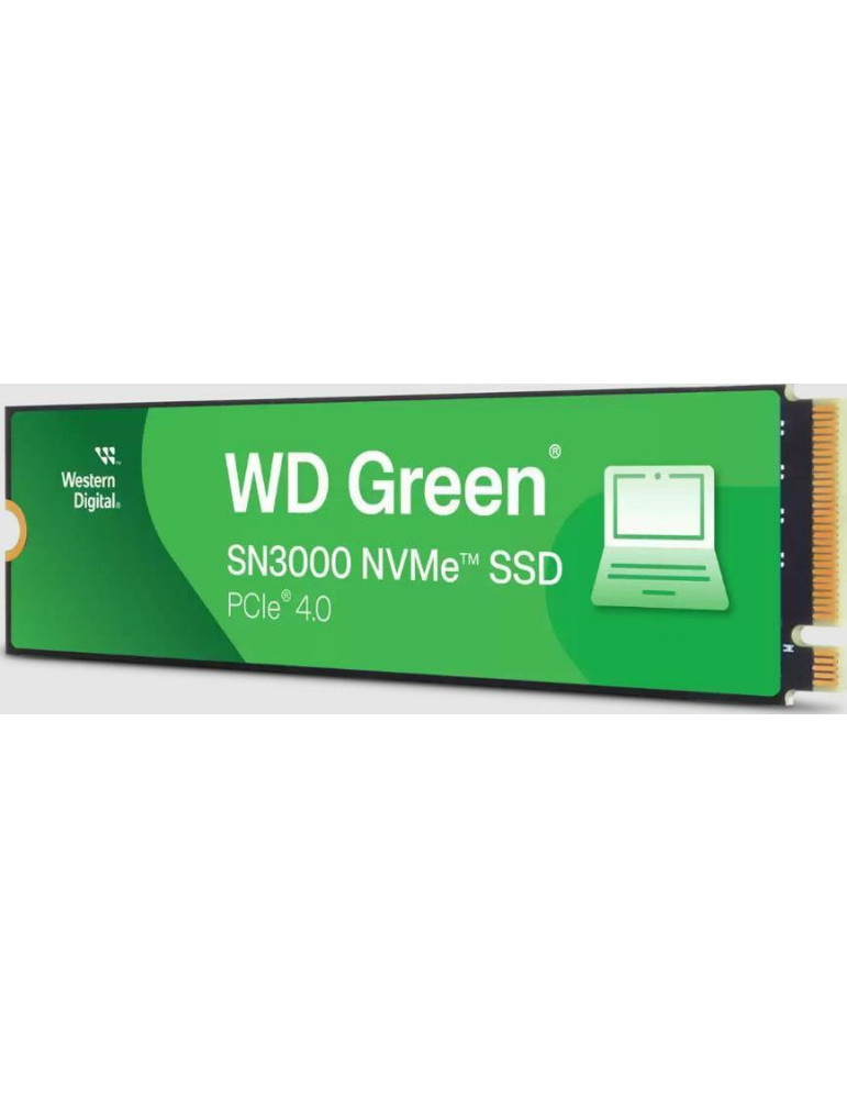 SSD диск Western Digital 2TB Green SN3000 NVMe M.2 2280, PCIe Gen4 x4 NVMe, 5000/4200 MB/s - WDS200T4G0E-00CPS0