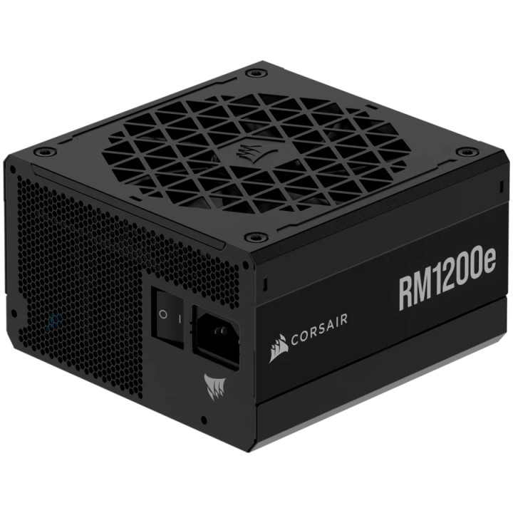Модулно захранване Corsair RM1200e, 1200 Watt, ATX 3.1, PCIe 5.1, Cybenetics GOLD - CP-9020258-EU