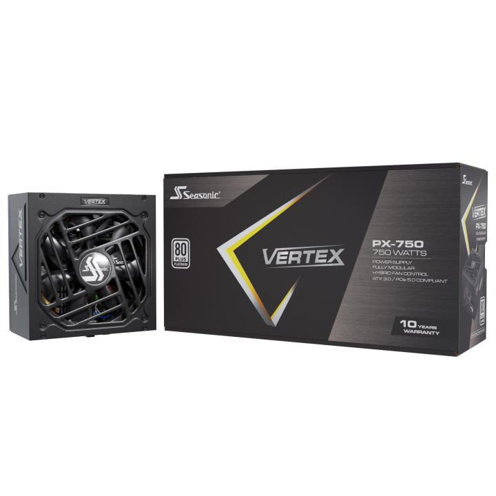 Модулно захранване Seasonic VERTEX PX-750W, 750W, 80  Platinum, ATX 3.0 - VERTEX-PX-750W