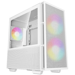Кутия за компютър DeepCool CH360 DIGITAL WHITE, Mid Tower, Type-C, 2x140mm ARGB Fans   1x120 - R-CH360-WHAPE3D-G-1