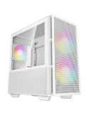 Кутия за компютър DeepCool CH360 DIGITAL WHITE, Mid Tower, Type-C, 2x140mm ARGB Fans   1x120 - R-CH360-WHAPE3D-G-1