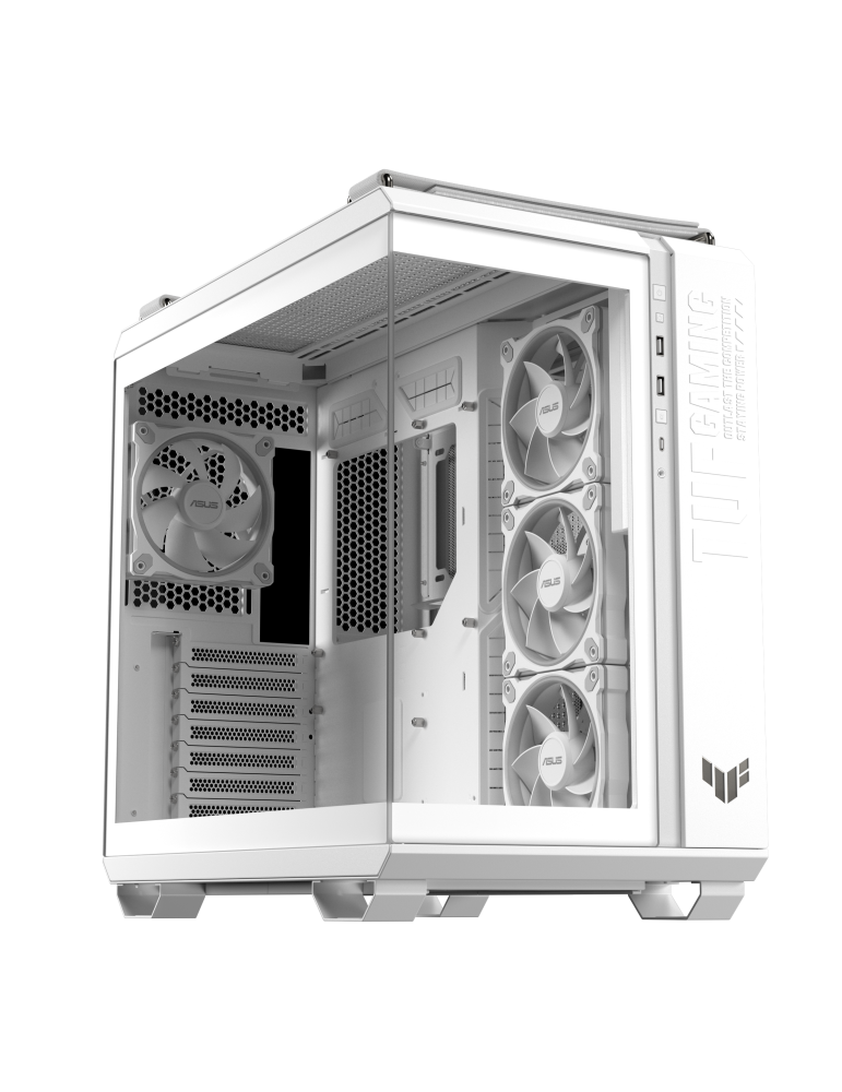 Кутия за компютър Asus TUF Gaming GT502 Horizon ARGB White Edition - 90DC0093-B19010