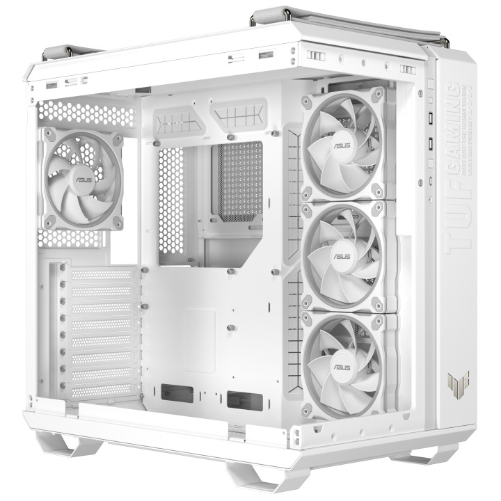 Кутия за компютър Asus TUF Gaming GT502 Horizon ARGB White Edition - 90DC0093-B19010