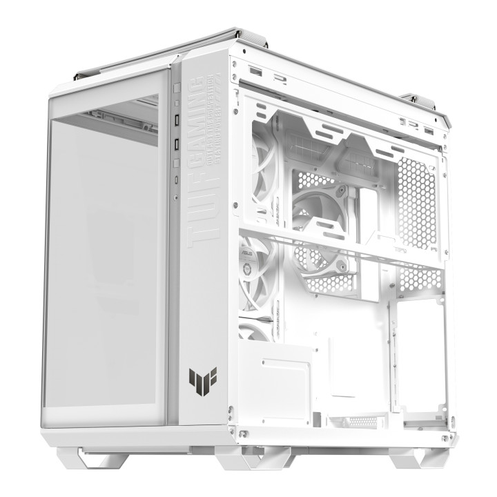 Кутия за компютър Asus TUF Gaming GT502 Horizon ARGB White Edition - 90DC0093-B19010