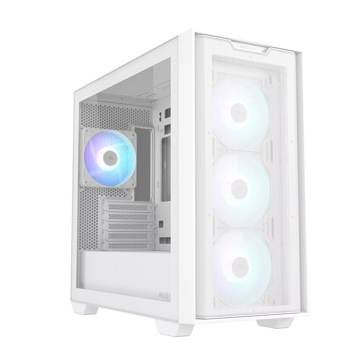 Кутия за компютър Asus A21 PLUS TG White - 90DC00H3-B19000