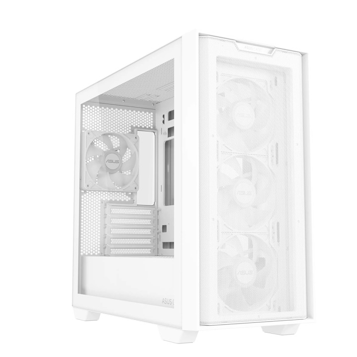 Кутия за компютър Asus A21 PLUS TG White - 90DC00H3-B19000