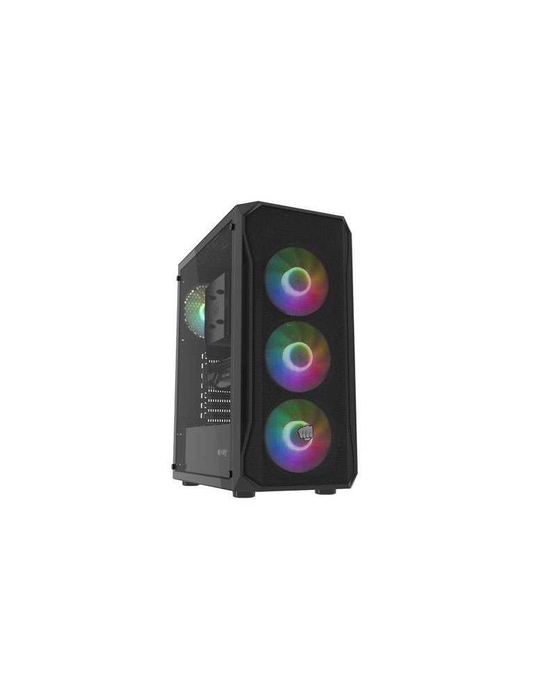 Кутии за компютър Fury Shobo SH4F RGB Midi Tower, Window, Black - NFO-2154