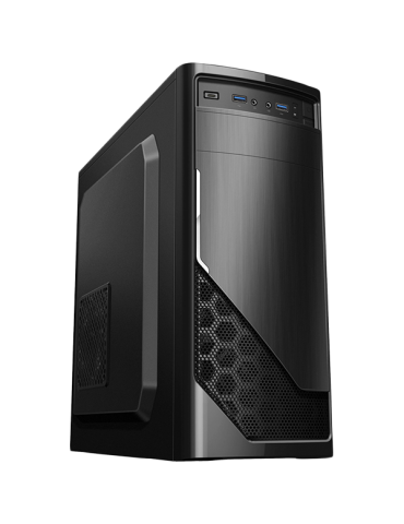 Кутия за компютър Trendsonic FC-F52A, ATX, Type C, PSU 550W 12 cm, Black - FC-F52A-USB-C