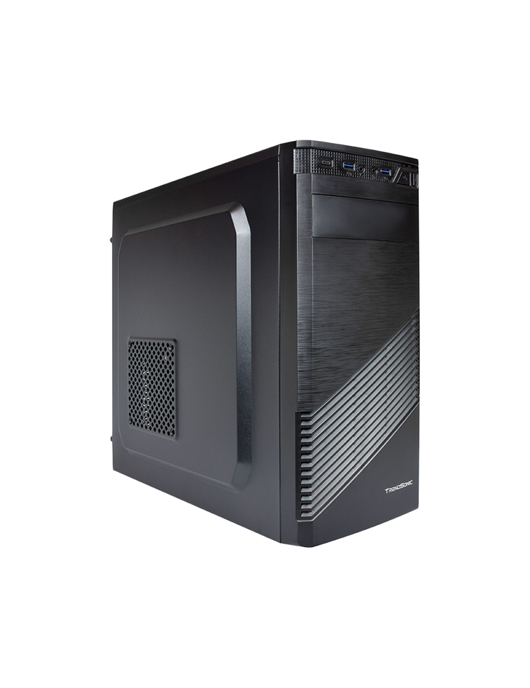 Кутия за компютър Trendsonic FC-F61A, ATX, Type C, PSU 550W 12 cm, Black - FC-F61A-USB-C