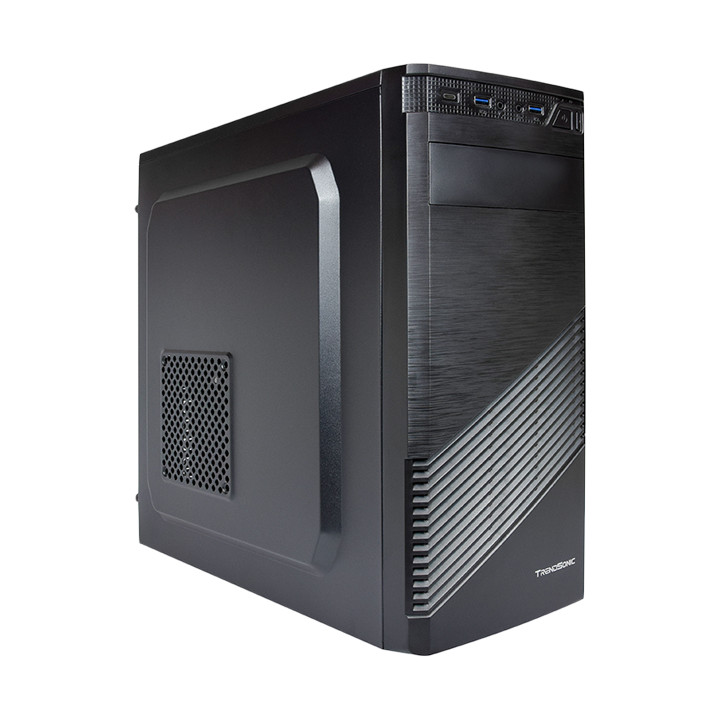 Кутия за компютър Trendsonic FC-F61A, ATX, Type C, PSU 550W 12 cm, Black - FC-F61A-USB-C