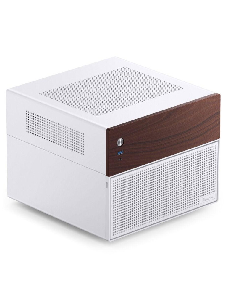 Кутия за компютър Jonsbo N4 NAS, m-ATX, Бял - GEJB-150