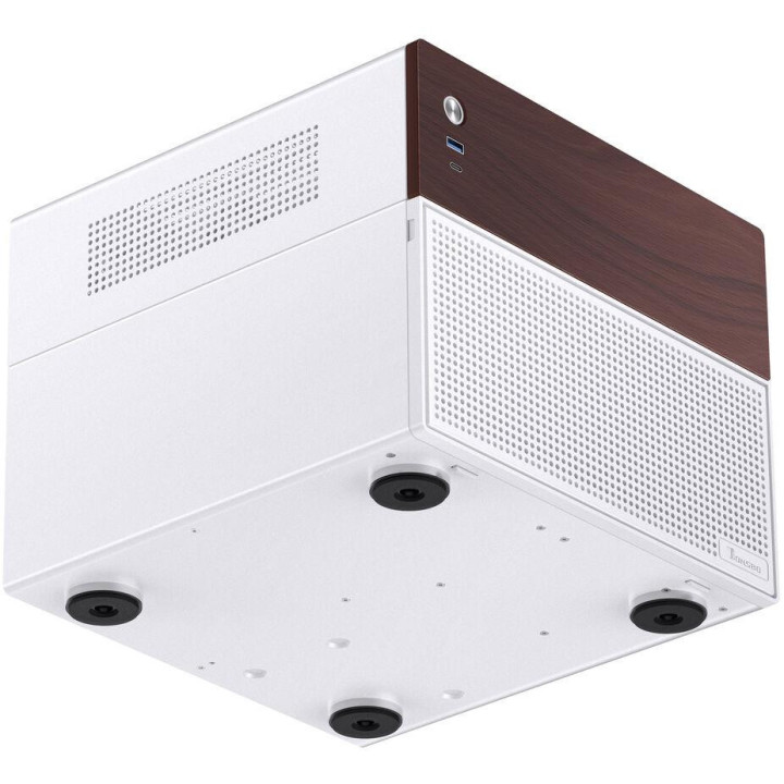 Кутия за компютър Jonsbo N4 NAS, m-ATX, Бял - GEJB-150