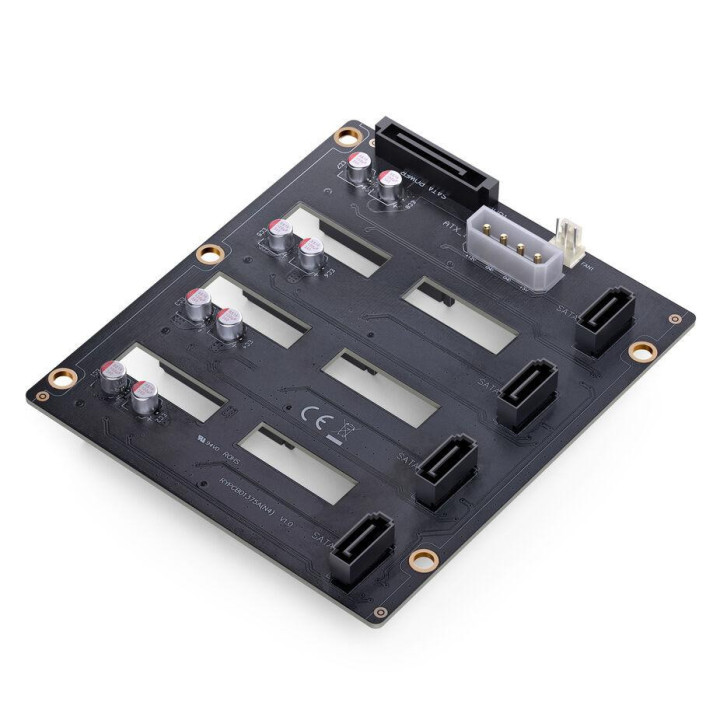 Кутия за компютър Jonsbo N4 NAS, m-ATX, Бял - GEJB-150