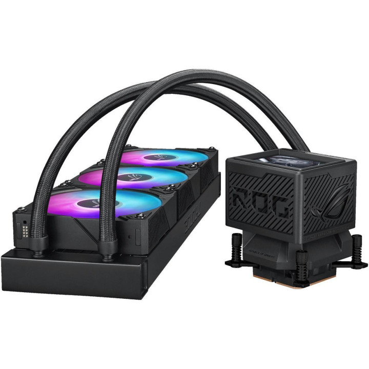 Водно охлаждане за процесор Asus ROG RYUJIN III 360 ARGB EXTREME 3.5" LCD Display - 90RC0131-M0EAY0