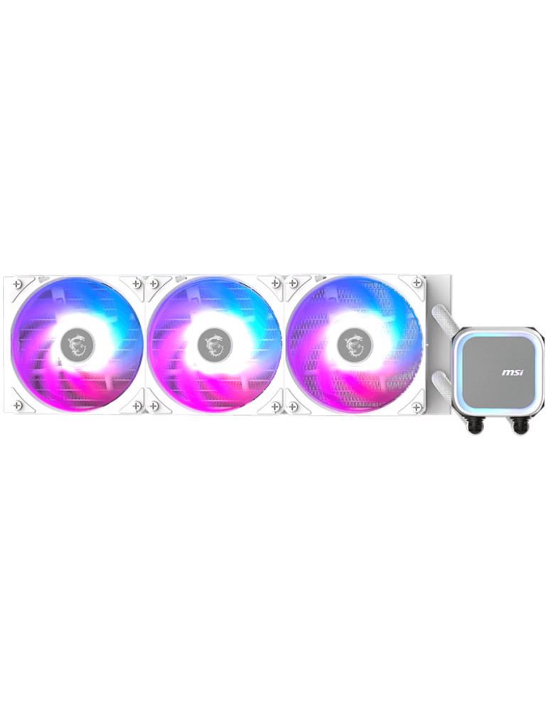 Водно охлаждане за процесор MSI MAG CORELIQUID A13 360 WHITE, ARGB, Intel LGA 1700/1851, AMD AM5/AM4 - 306-7ZWDA21-L80