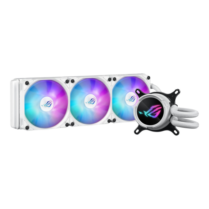 Водно охлаждане за процесор Asus ROG Strix LC III 360 ARGB White Edition - 90RC00T2-M0UAY0