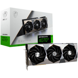 Видео карта MSI GeForce RTX 4070 Ti SUPRIM SE 12G, 12GB GDDR6X, 192bit