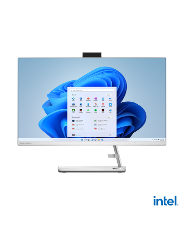 All in One компютър Lenovo IdeaCentre AIO 3 27IAP7, Intel Core i5-12450H, 27" FHD (1920x1080) IPS 250nits Anti-glare, 8GB DDR4 RAM, 512GB SSD, Wi-Fi 6 - F0GJ00M9RI