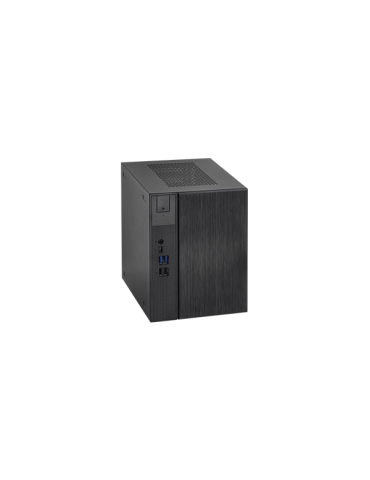 Мини компютър Asrock DESKMEET X300, Supports AMD AM4, 4x DDR4 DIMM,2x SATA3, 1x Ultra M.2 2280, PSU 500W 80  Bronze - DESKMEET-X300