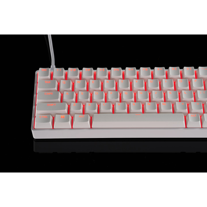 Професионална геймърска механична клавиатура Madlions FIRE 68 RGB - 8K, Gateron Dual-Rail Magnetic Switches [Linear] - R - FIRE-68-RGB-WH