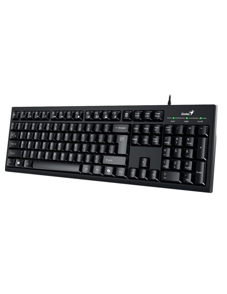 Клавиатура Genius Smart Keyboard KB-100 Black, AI, BG Layout, USB - GENIUS-KB-100-BLK