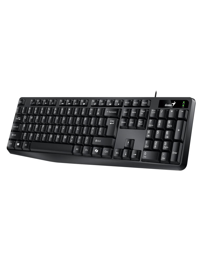 Клавиатура Genius Smart Keyboard KB-117 Black, AI, BG Layout, USB - GENIUS-KB-117-BLK