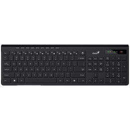 Безжична клавиатура Genius SlimStar 7230 Black, AI, BG, 2.4Ghz - GENIUS-SLIMSTAR-7230-BLK