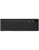 Безжична клавиатура Genius SlimStar 7230 Black, AI, BG, 2.4Ghz - GENIUS-SLIMSTAR-7230-BLK