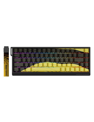 Професионална геймърска механична клавиатура Madlions MAD 68 HE Contour Flagship - 8K, Gateron Jade Pro [Linear] - MAD-68-HE-C-FS-GAT