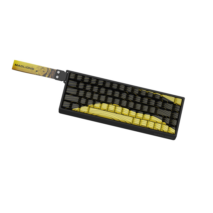 Професионална геймърска механична клавиатура Madlions MAD 68 HE Contour Flagship - 8K, Gateron Jade Pro [Linear] - MAD-68-HE-C-FS-GAT