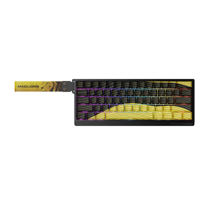 Професионална геймърска механична клавиатура Madlions MAD 60 HE Contour Flagship - 8K, Gateron Jade Pro [Linear] - MAD-60-HE-C-FS-GAT