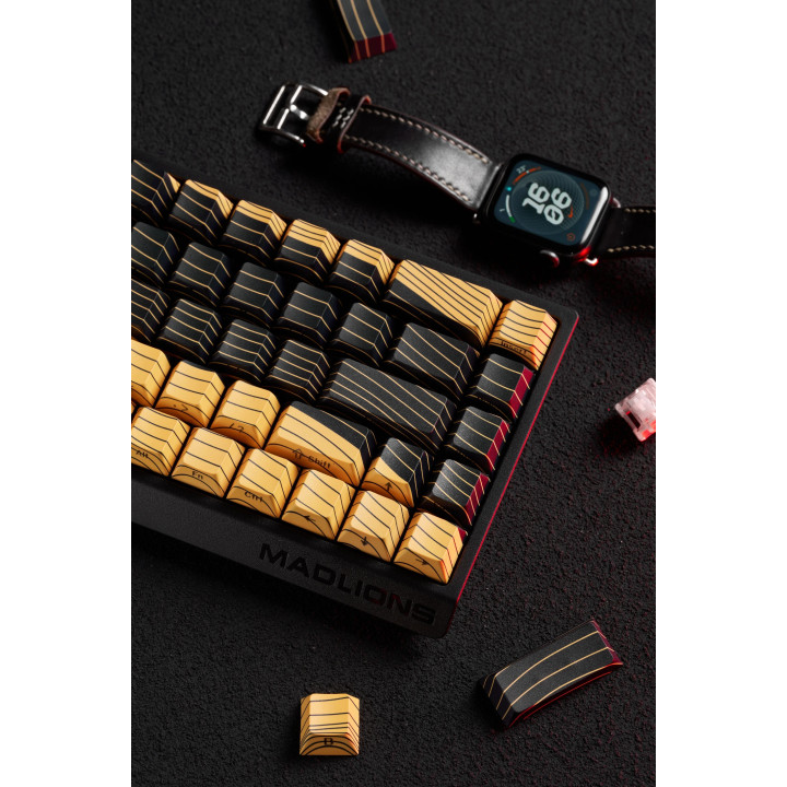 Професионална геймърска механична клавиатура Madlions MAD 60 HE Contour Flagship - 8K, Gateron Jade Pro [Linear] - MAD-60-HE-C-FS-GAT