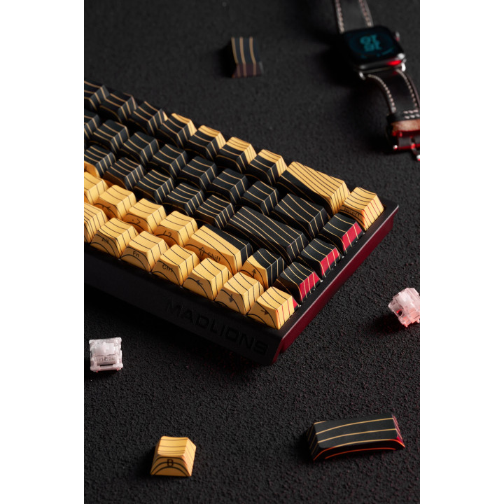 Професионална геймърска механична клавиатура Madlions MAD 60 HE Contour Flagship - 8K, Gateron Jade Pro [Linear] - MAD-60-HE-C-FS-GAT