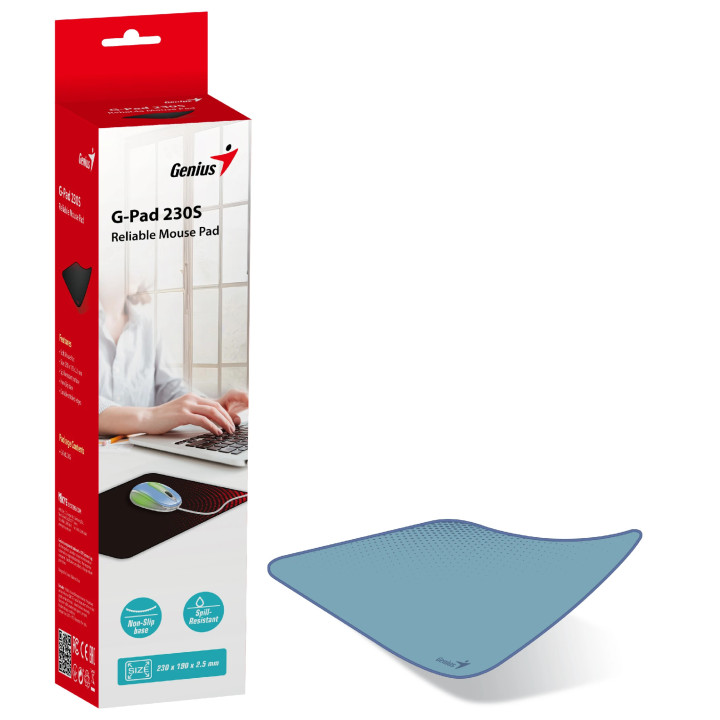 Подложка за мишка Genius G-Pad 230S, Blue Grey - GENIUS-GPAD-230S-BL