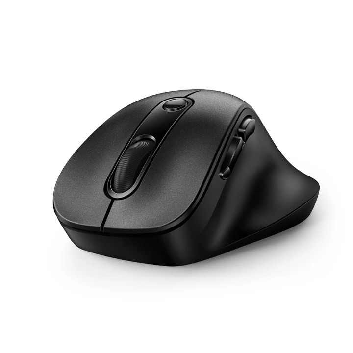 Bluetooth безшумна мишка Genius Ergo 9000S, Silent, Bluetooth, 2.4G, Black - GENIUS-ERGO-9000S-BK