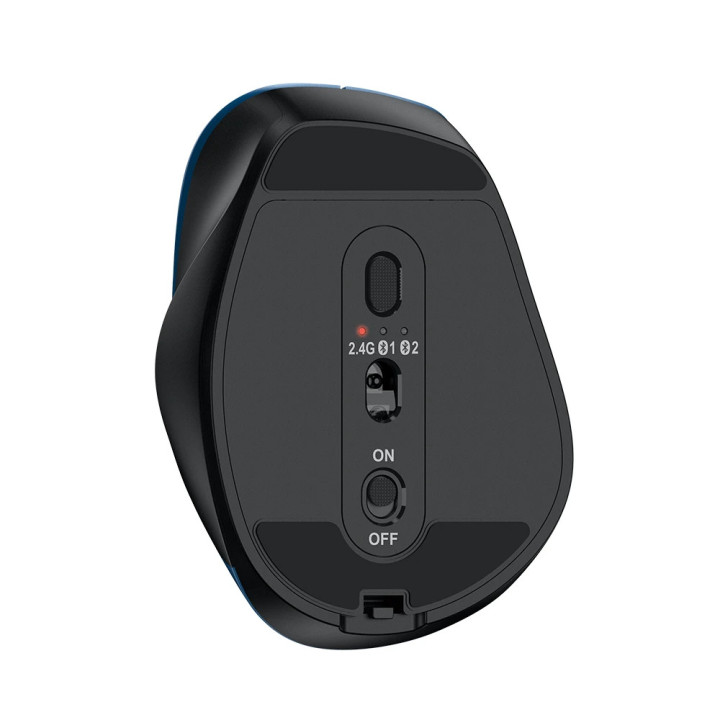 Bluetooth безшумна мишка Genius Ergo 9000S, Silent, Bluetooth, 2.4G, Black - GENIUS-ERGO-9000S-BK