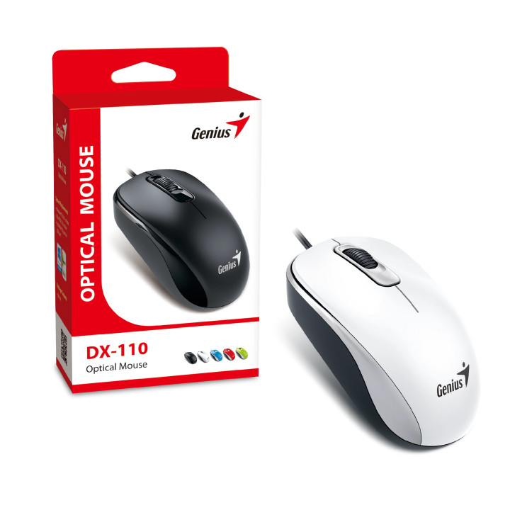 Мишка Genius DX-110 White, USB - GENIUS-DX-110-WH