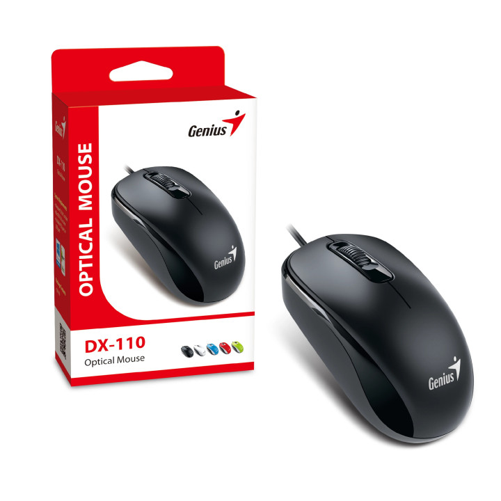 Мишка Genius DX-110 Black, USB - GENIUS-DX-110-BLK