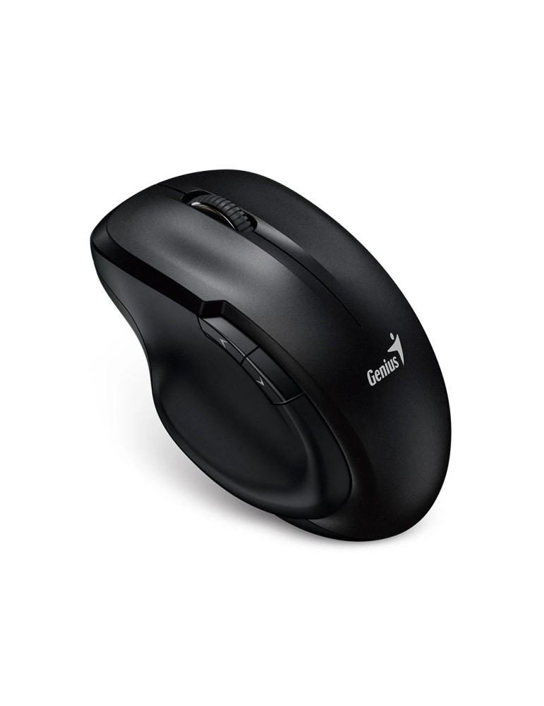 Безжична безшумна мишка Genius Ergo 8200S Black, Silent, 2.4GHz - GENIUS-ERGO-8200S-BLK