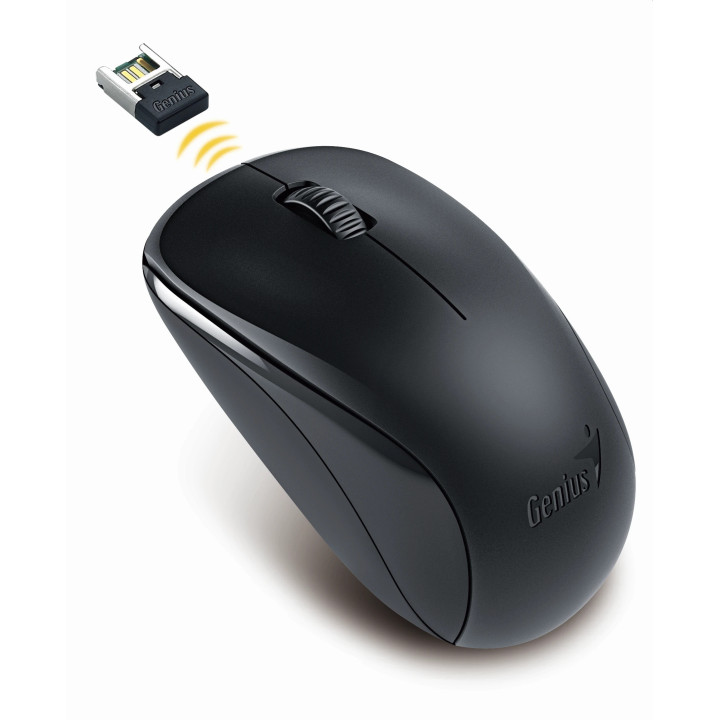 Безжична мишка Genius NX-7000 Black, 2.4GHz - GENIUS-NX-7000-BLK
