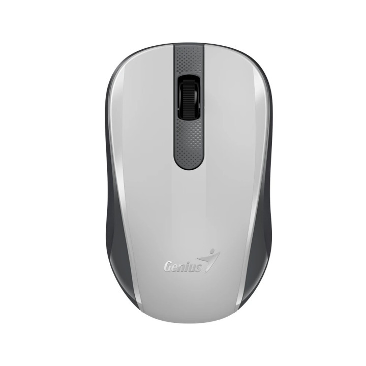 Безжична безшумна мишка Genius NX-8008S White Gray, Silent, 2.4GHz - GENIUS-NX-8008S-WH-GR