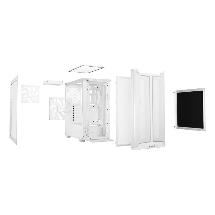 Кутия за компютър be quiet! Pure Base 501 DX White, ATX - BGW77
