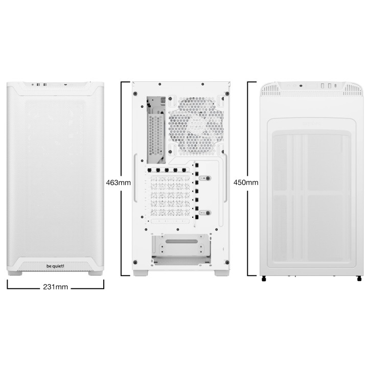 Кутия за компютър be quiet! Pure Base 501 LX White, ATX - BGW79