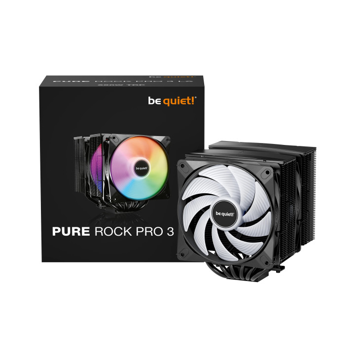 Охладител за процесор be quiet! Pure Rock Pro 3 LX Black - Dual-Tower - BK043