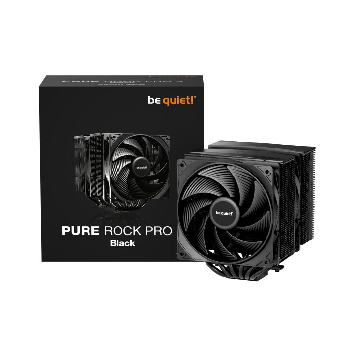 Охладител за процесор be quiet! Pure Rock Pro 3 Black - Dual-Tower - BK042