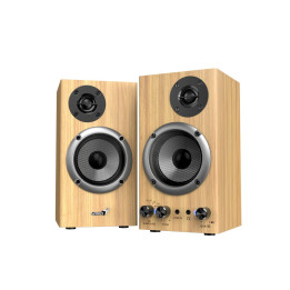 Тонколони 2.0 Genius SP-HF520BT, 20W RMS, Bluetooth, 3D Surround, Pine Wood - GENIUS-SP-HF520BT-PW