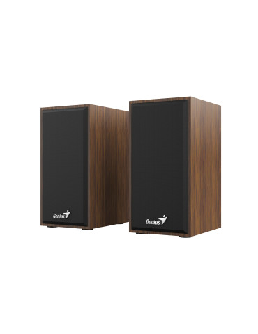 Тонколони 2.0 Genius SP-HF180, 6W, USB, Wood - GENIUS-SP-HF180-WOOD