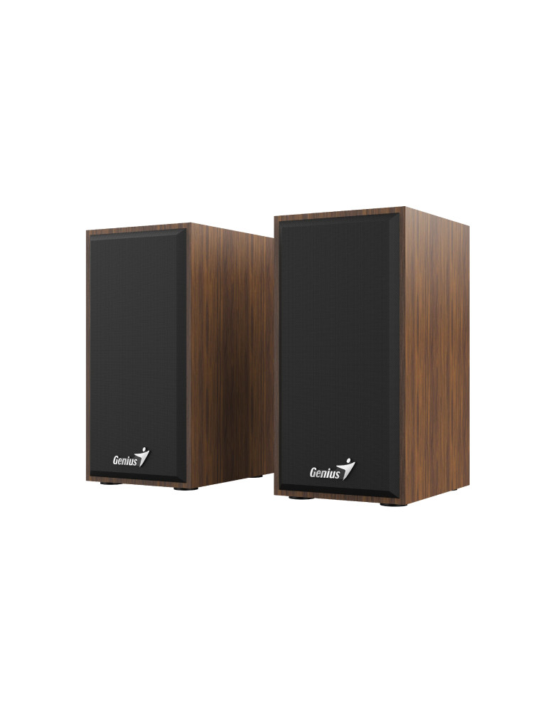 Тонколони 2.0 Genius SP-HF180, 6W, USB, Wood - GENIUS-SP-HF180-WOOD