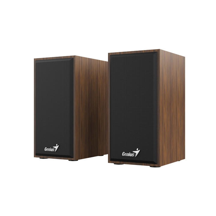 Тонколони 2.0 Genius SP-HF180, 6W, USB, Wood - GENIUS-SP-HF180-WOOD