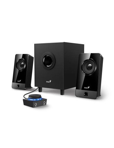 Тонколони 2.1 Genius SW-2.1 300X, 10W RMS, Black - GENIUS-SW-2.1-300X-BK